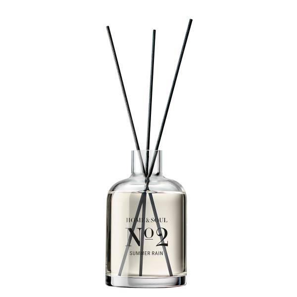 Fragranza HOME & SOUL Summer Rain Profumatore / vetro / poliestere- Trasparente - Quantità di riempimento: 110 ml
