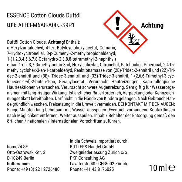 Olio essenziale ESSENCE Cotton Clouds Profumatore / vetro - Marrone