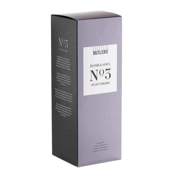 Fragranza HOME & SOUL Velvet Dream Profumatore / vetro / poliestere- Trasparente - Quantità di riempimento: 250 ml