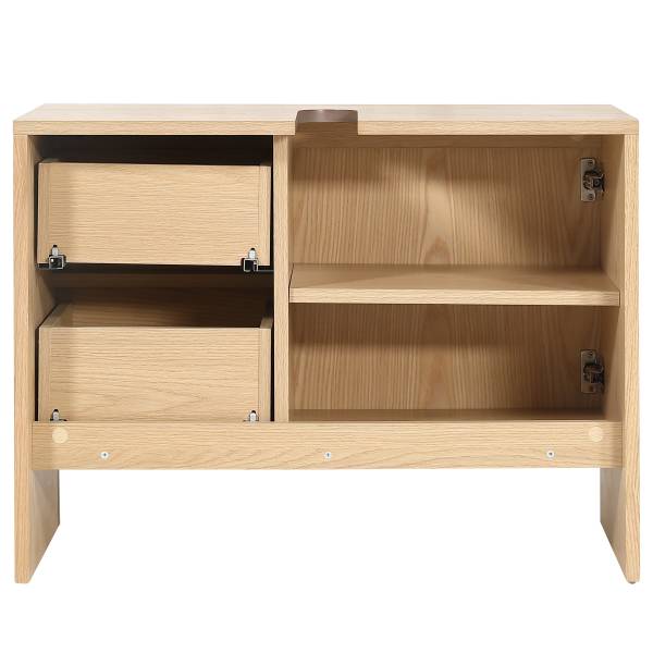 Waschbeckenunterschrank STABY Echtholzfurnier - Eiche