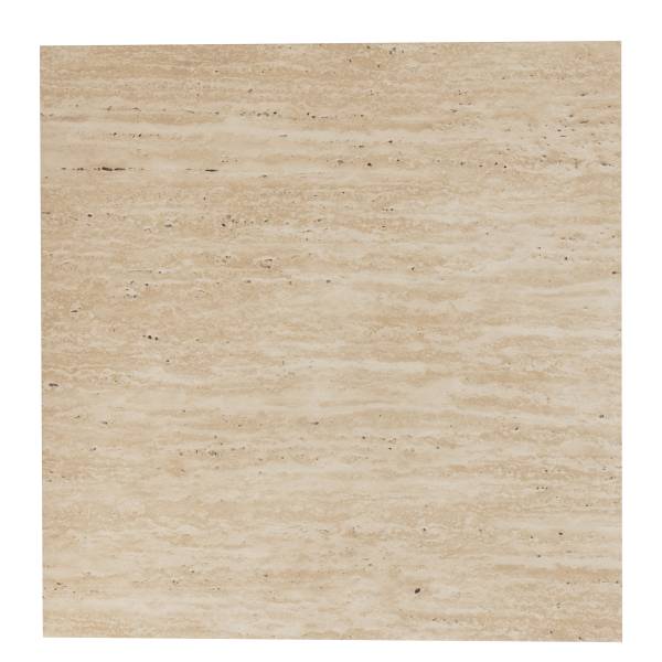 Couchtisch Cozzens - quadratisch 48 cm Travertin Dekor