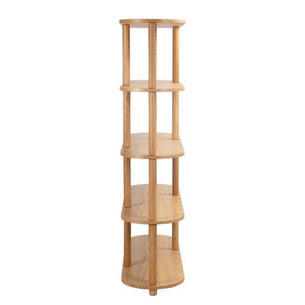 Étagère Ticonic - 117 cm Placage en bois véritable - Chêne