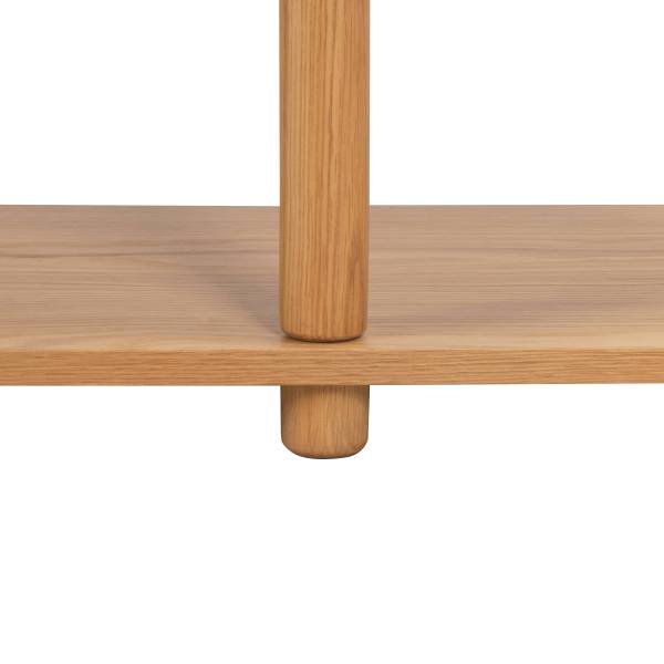 Étagère Ticonic - 117 cm Placage en bois véritable - Chêne