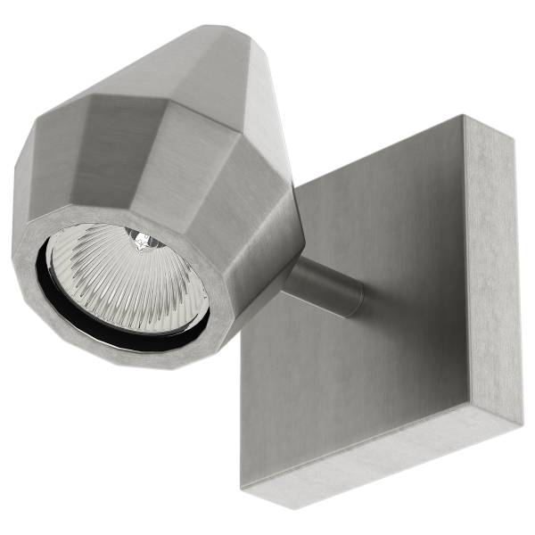 Wandleuchte ILKA Eisen - 1-flammig - Silber