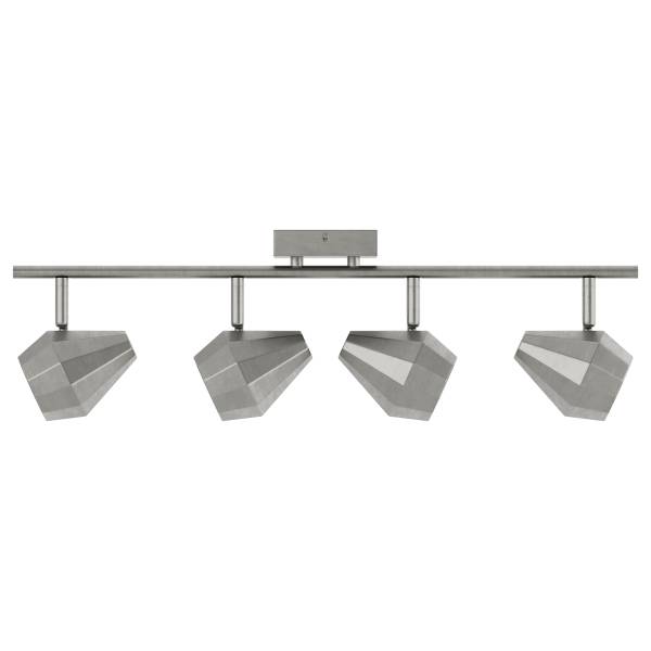 Lampada da soffitto ILKA Ferro - 4 punto luce - Argento