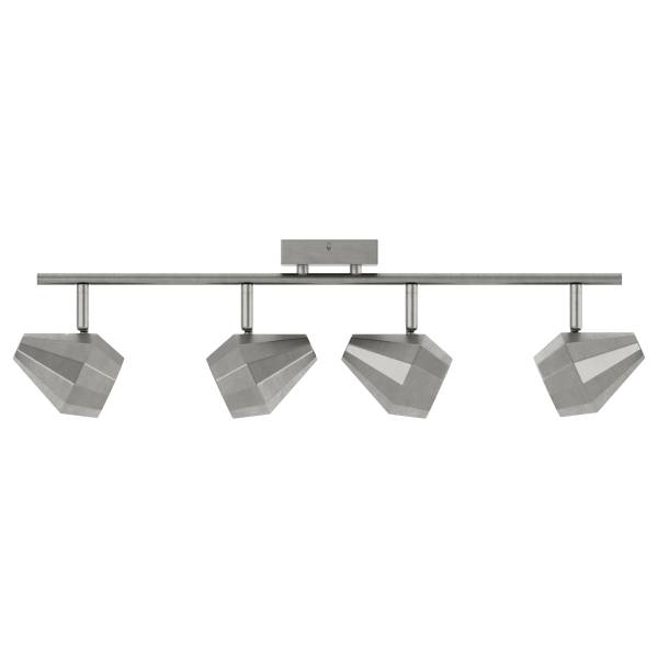 Lampada da soffitto ILKA Ferro - 4 punto luce - Argento
