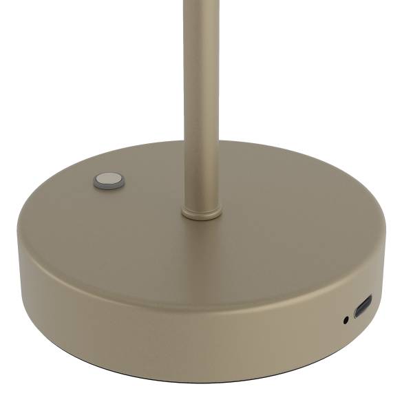 Akku-Tischleuchte VEN Eisen - Gold