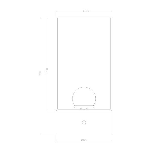 Lampada ricaricabile RICKSON Vetro opale / Ferro - Bianco / Ottone