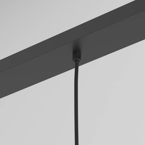 Suspension ZESTA - 3 ampoules Bambou massif / Fer
