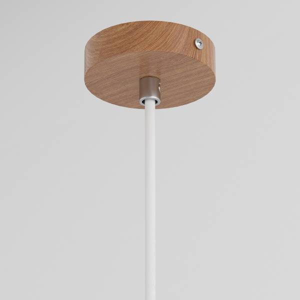 Hanglamp MENTY type A opaalglas/ijzer - 1-lichts