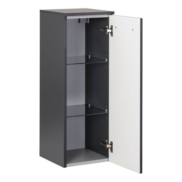 Midischrank Lara 1 Tür Matt Anthrazit