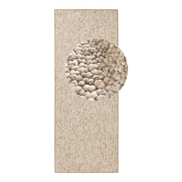 Passatoia Wolly Polipropilene / pile - Beige - 80 x 200 cm