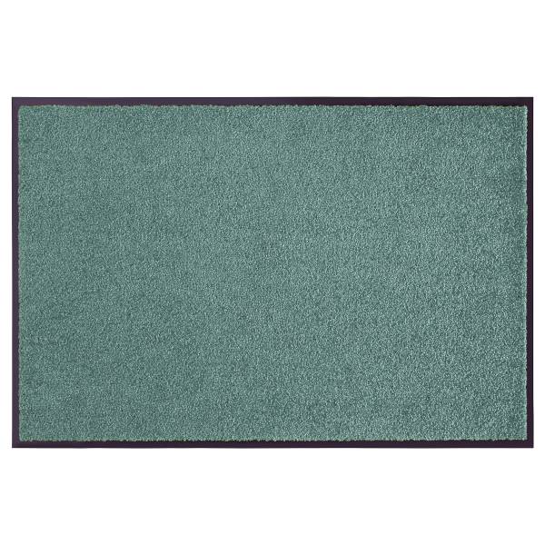 Tapis d’entrée Wash and Clean Polyamide / Caoutchouc nitrile - Vert olive - 60 x 90 cm