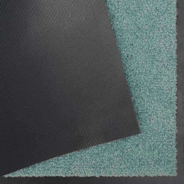 Tapis d’entrée Wash and Clean Polyamide / Caoutchouc nitrile - Vert olive - 60 x 90 cm