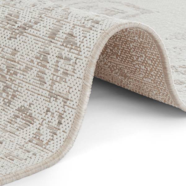 Tappeto da esterno e interno Tilos Polipropilene - Color crema / Beige