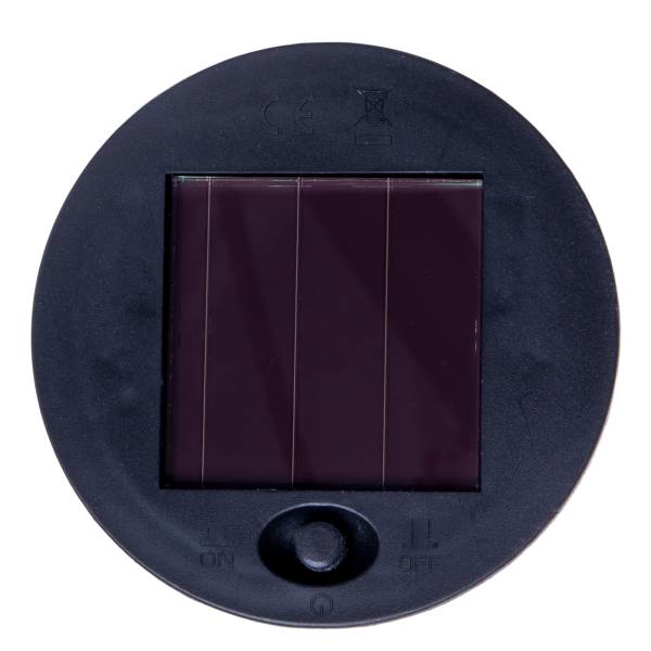 LED-Solarleuchte Korbinian Typ D Eisen / Jute - Braun - 1-flammig