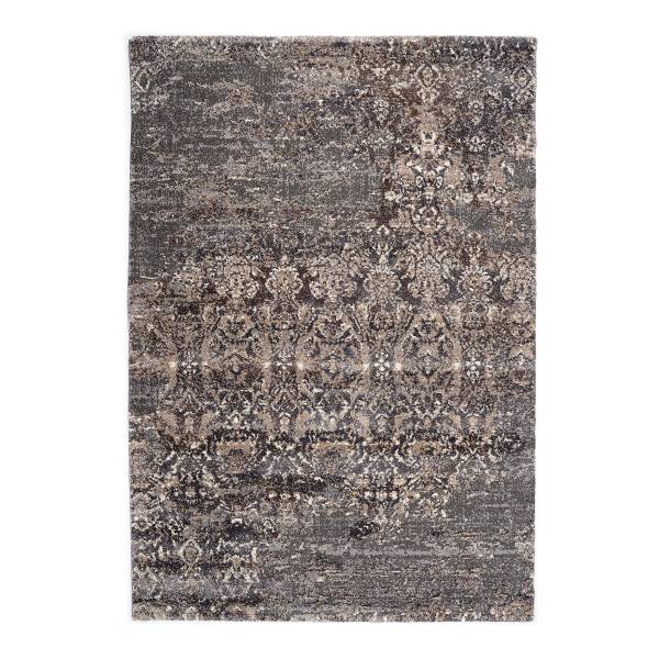 Tappeto a pelo corto Echo Pearl Polipropilene / Poliestere - Marrone / Beige - 120 x 170 cm