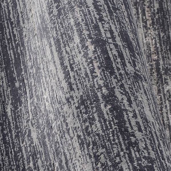 Tappeto a pelo corto Auroras Mono Viscosa / Poliacrilico - Grigio scuro - 67 x 130 cm