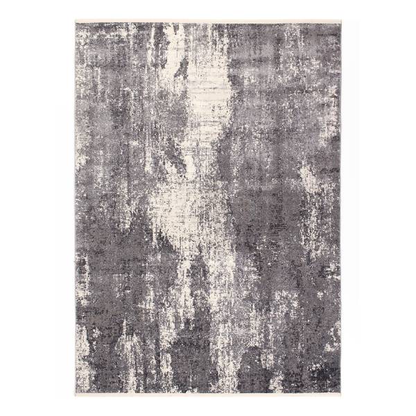 Kurzflorteppich Plumaluxe Two Polypropylen / Polyester - Grau - 120 x 170 cm