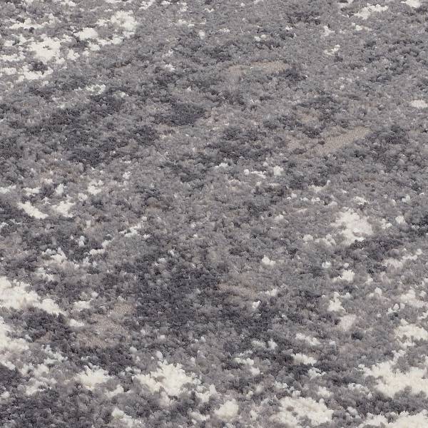 Kurzflorteppich Plumaluxe Two Polypropylen / Polyester - Grau - 120 x 170 cm