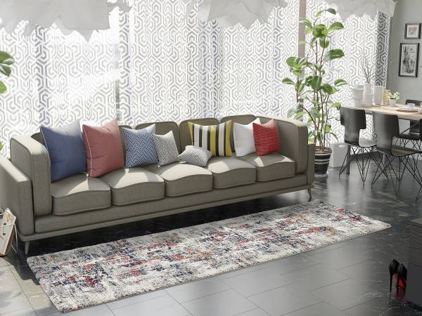 Passatoia Meteora Sphere Polipropilene / Poliestere - Multicolore - 80 x 200 cm