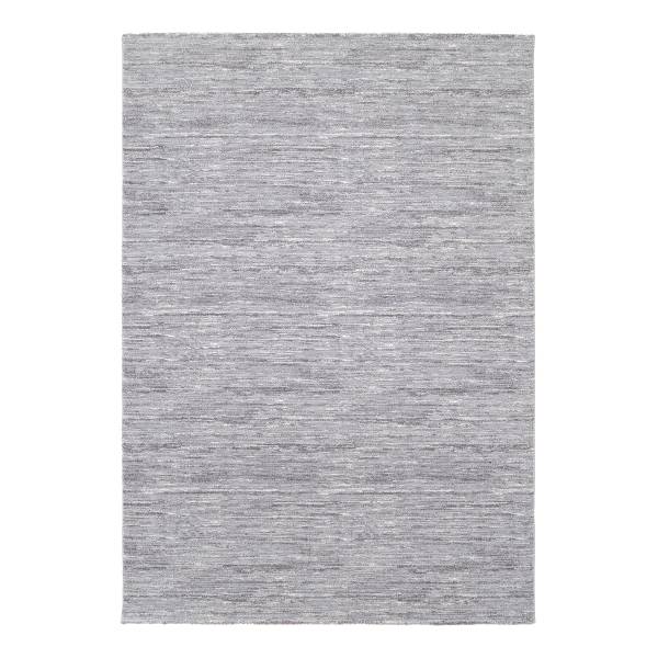 Laagpolig vloerkleed Casella Mono polyester - grijs - 240 x 340 cm