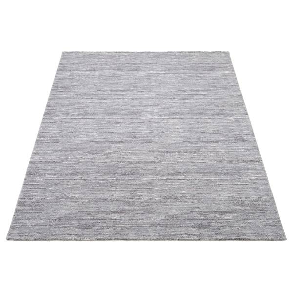Laagpolig vloerkleed Casella Mono polyester - grijs - 240 x 340 cm