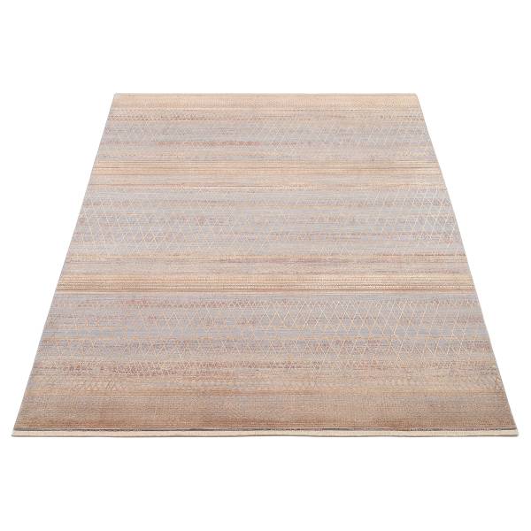 Tappeto a pelo corto Vistaverdentum Poliestere / Viscosa - HellMarrone - 65 x 130 cm