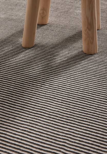 Tappeto a pelo corto Dolomite Polipropilene / Poliestere - Color crema / Color antracite - 200 x 280 cm