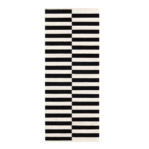 Loper Vika wol - zwart/wit
