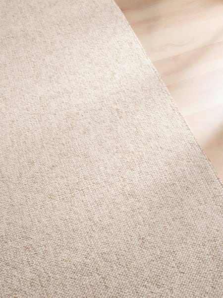 Kurzflorteppich Rocco Polypropylen / Filz - Creme - 200 x 290 cm
