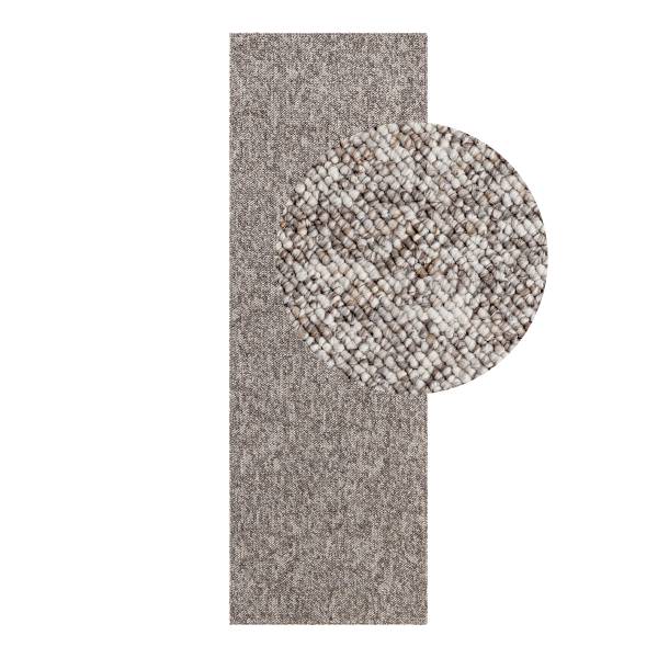 Läufer Roccoo Polypropylen / Filz - Taupe