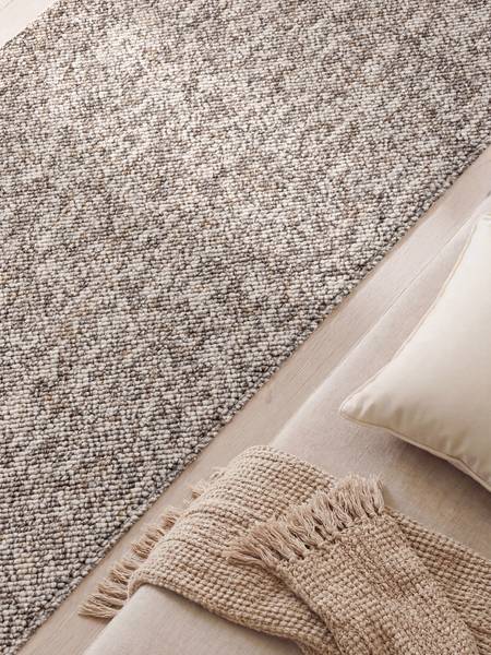 Läufer Roccoo Polypropylen / Filz - Taupe