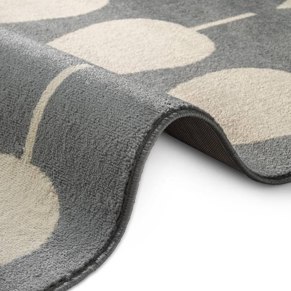 Kinderkleed Lovely Leaves polypropeen/jute - blauw/beige - 120 x 170 cm