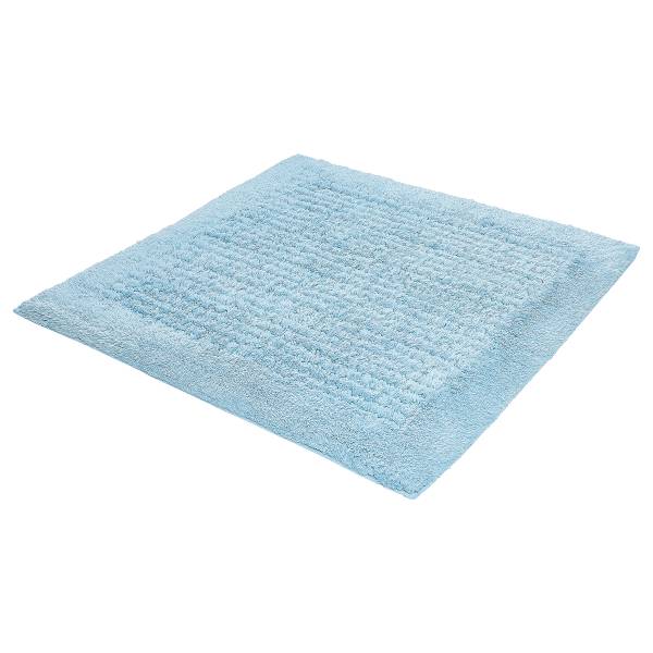Badkamer-vloerkleed Net turquoise - 60 x 60 cm