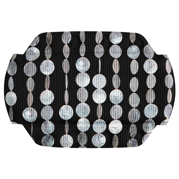 Nackenpolster Perla Schwarz - PVC - 32 x 3 x 22 cm