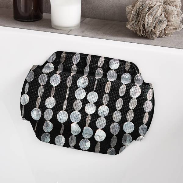 Nackenpolster Perla Schwarz - PVC - 32 x 3 x 22 cm