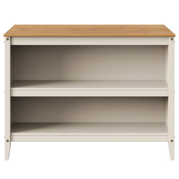 Isola da cucina Belleria Legno massello - Beige / pino