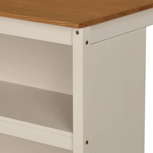 Isola da cucina Belleria Legno massello - Beige / pino