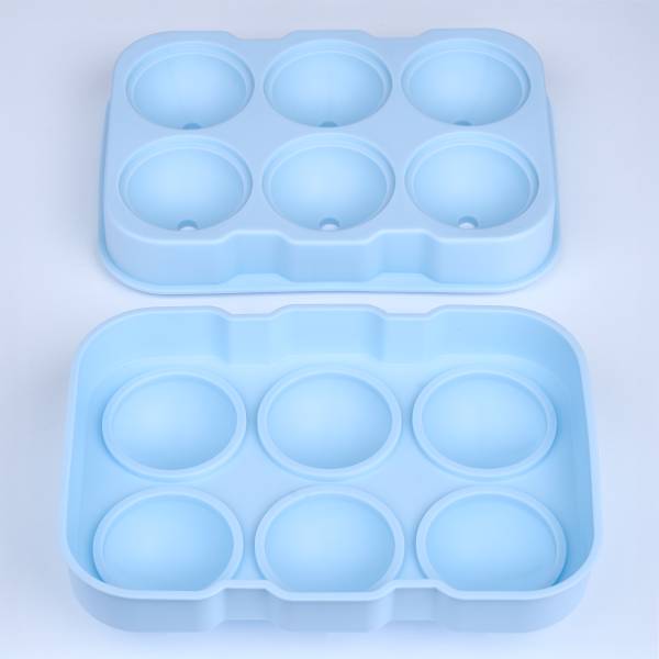 Eiswürfelbereiter COOL DOWN Kugeln Silikon, Polypropylen - Pastellblau