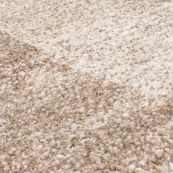 Tappeto a pelo corto Orbitusia Box Polipropilene - Beige / Grigio - 65 x 130 cm