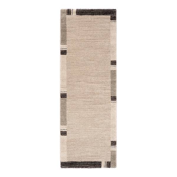 Läufer Orbitusia Border Polypropylen - Beige / Braun - 80 x 250 cm