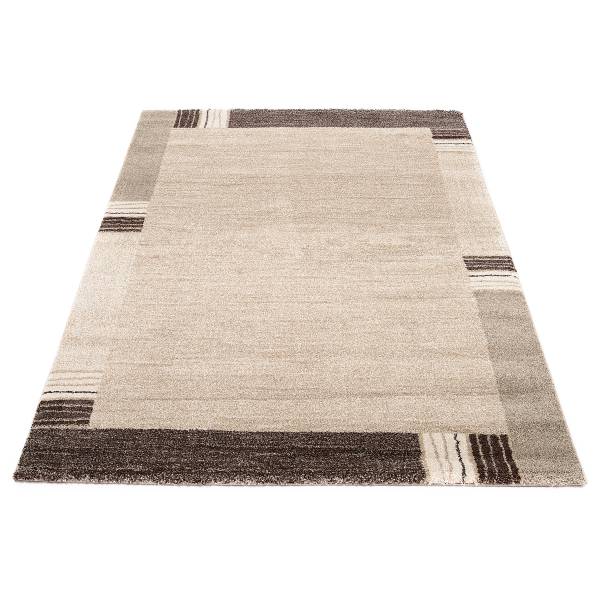 Läufer Orbitusia Border Polypropylen - Beige / Braun - 80 x 250 cm