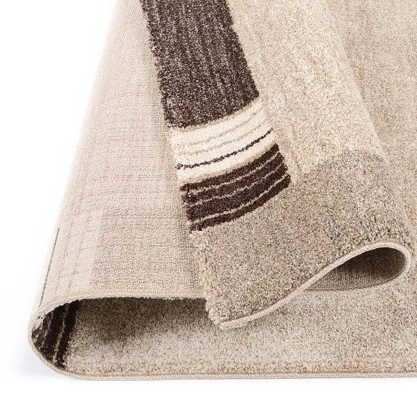 Läufer Orbitusia Border Polypropylen - Beige / Braun - 80 x 250 cm