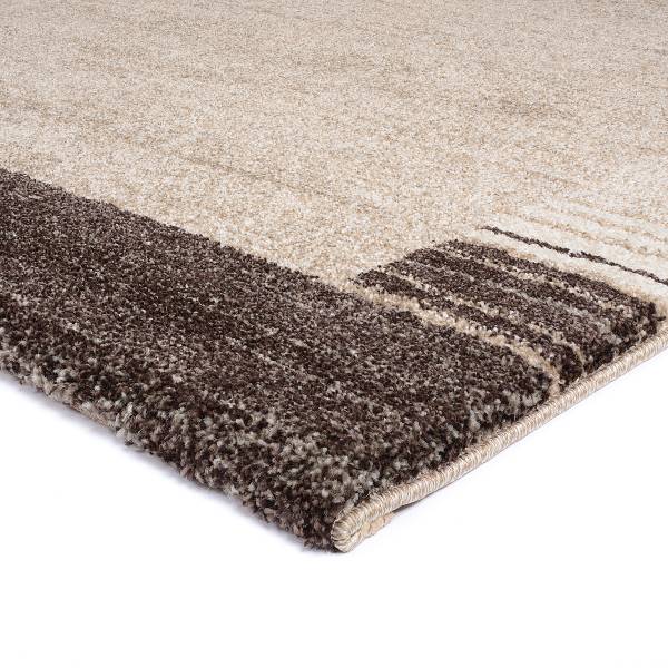 Läufer Orbitusia Border Polypropylen - Beige / Braun - 80 x 250 cm