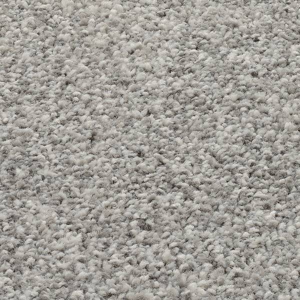 Kurzflorteppich Moss Mono rund Polypropylen - Dunkelgrau - Durchmesser: 200 cm