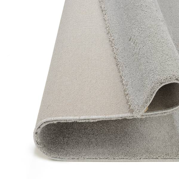 Tapis de couloir Moss Mono Polypropylène - Gris - 80 x 300 cm