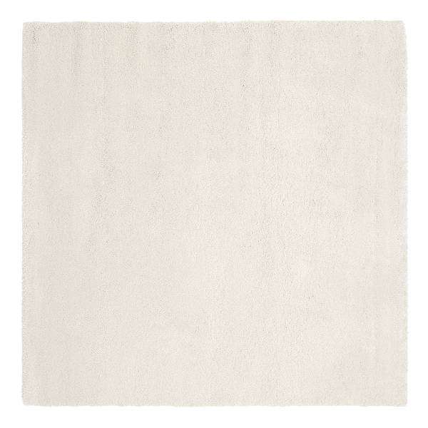 Laagpolig vloerkleed Moss Mono polypropeen - gebroken wit - 200 x 200 cm