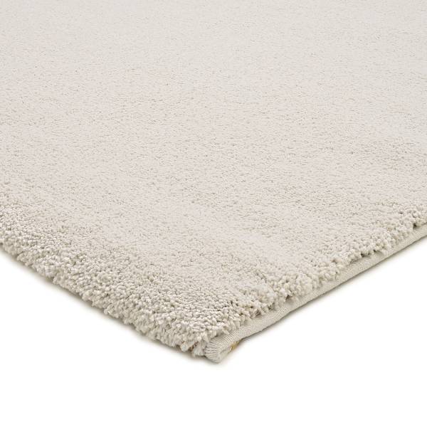 Laagpolig vloerkleed Moss Mono polypropeen - gebroken wit - 200 x 200 cm