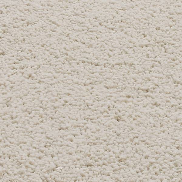 Laagpolig vloerkleed Moss Mono polypropeen - gebroken wit - 200 x 200 cm